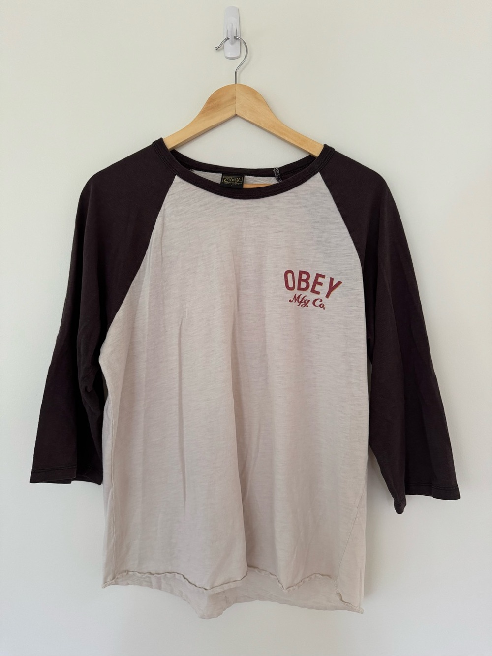Obey Raglan Baseball Tee